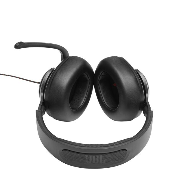 JBL Quantum 200 - Black - Wired over-ear gaming headset with flip-up mic - Detailshot 6